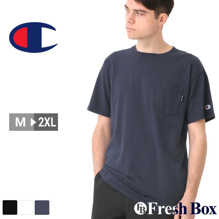 チャンピオン Tシャツ 半袖 メンズ レディース ポケット 無地 ロゴ M 2xl T 586dja Usaモデル Champion Ll 2l Xxl 3l カットソー メール便可 Champion T 586dja Freshbox 通販 Yahoo ショッピング