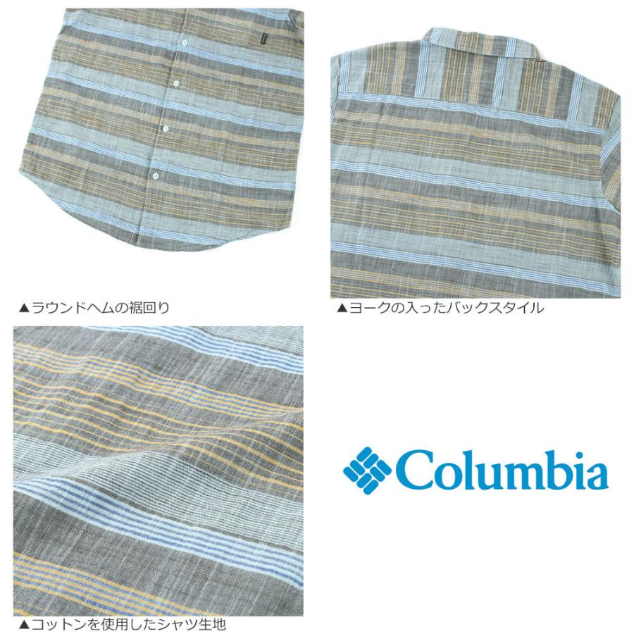 激レア00s Columbia コロンビア グラフチェック 短丈 希少 Mサイズ Columbia（コロンビア） ミラーズクレストラグランショートスリーブ
