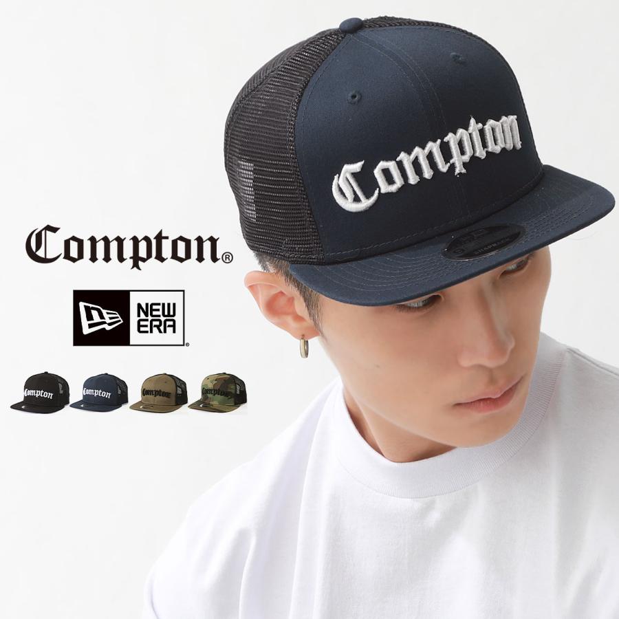 コンプトン ニューエラ メッシュキャップ 9FIFTY キャップ 3D刺繍 迷彩 COMPTON メンズ ベースボールキャップ 帽子 NE403 [OLD SCHOOL] 爆買 | NEW ERA