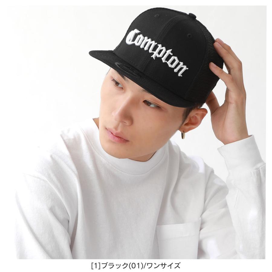 コンプトン ニューエラ メッシュキャップ 9FIFTY キャップ 3D刺繍 迷彩 COMPTON メンズ ベースボールキャップ 帽子 NE403 [OLD SCHOOL] 爆買 | NEW ERA | 02