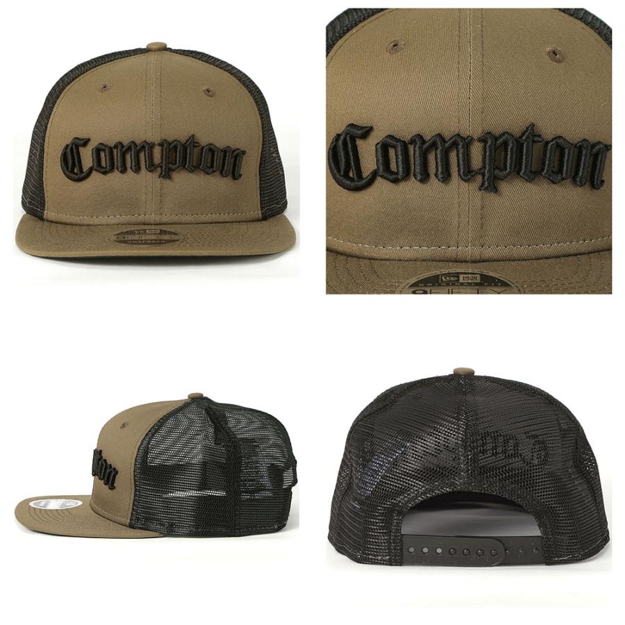 【送料無料】 コンプトン ニューエラ メッシュキャップ 9FIFTY キャップ 3D刺繍 迷彩 COMPTON メンズ ベースボールキャップ 帽子 NE403 [OLD SCHOOL]｜f-box｜07