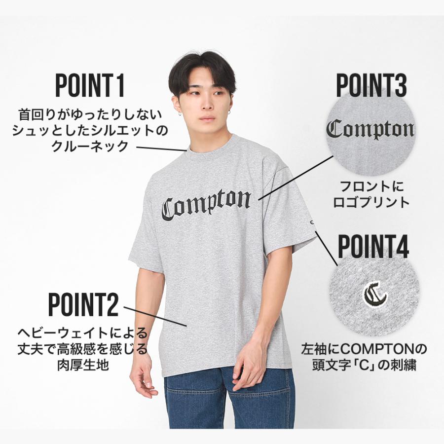 PRO CLUB プロクラブ COMPTON コンプトン 半袖Tシャツ メンズ 大きいサイズ 厚手 ヘビーウェイト ロゴ ストリート USAモデル【メール便可】 爆買 | PRO CLUB | 09