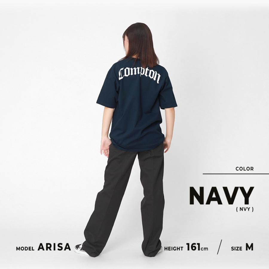 PRO CLUB（プロクラブ） COMPTON コンプトン 半袖Tシャツ バック