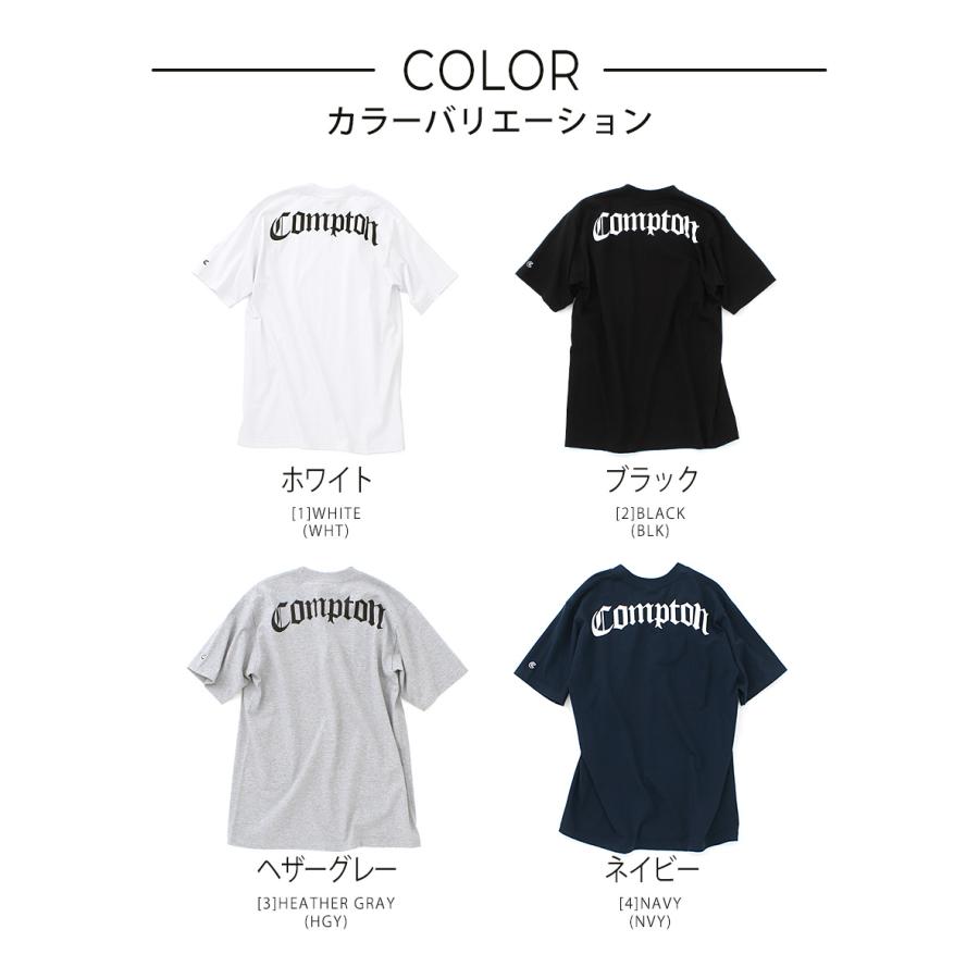 PRO CLUB プロクラブ COMPTON コンプトン 半袖Tシャツ バックプリント メンズ 厚手 ヘビーウェイト ロゴ 西海岸 USAモデル【メール便可】 | PRO CLUB | 19