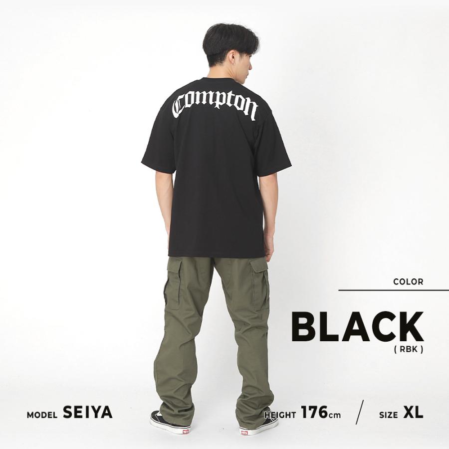 PRO CLUB プロクラブ COMPTON コンプトン 半袖Tシャツ バックプリント メンズ 厚手 ヘビーウェイト ロゴ 西海岸 USAモデル【メール便可】 | PRO CLUB | 11