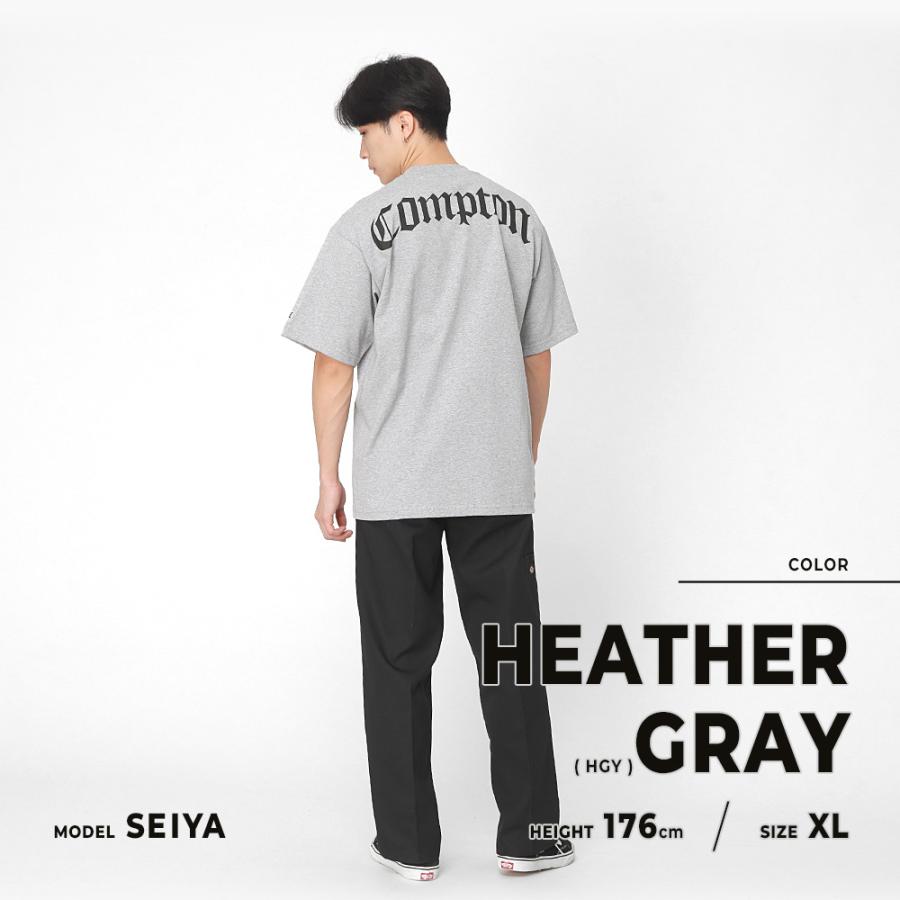 PRO CLUB（プロクラブ） COMPTON コンプトン 半袖Tシャツ バック