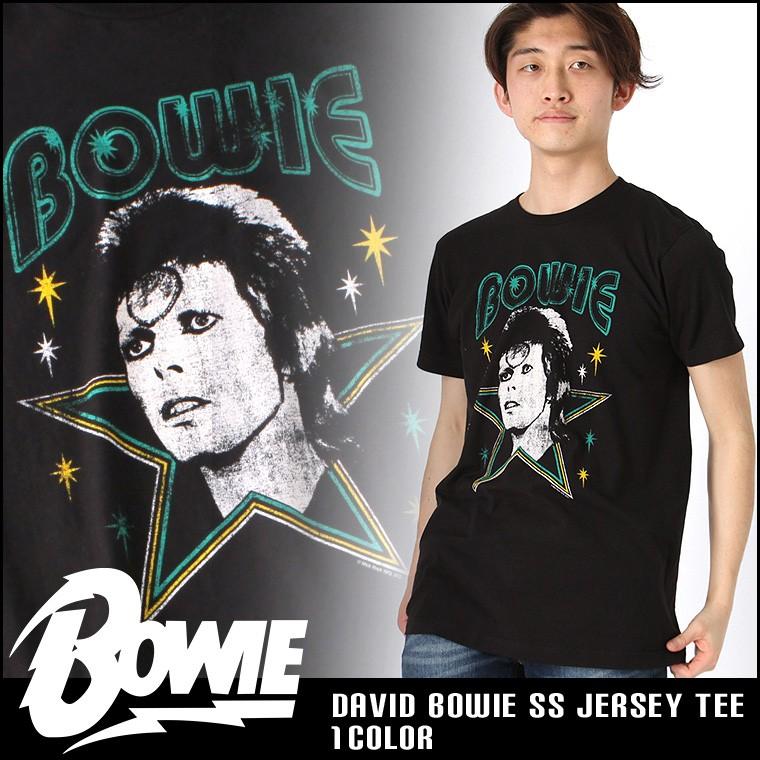 デヴィッド・ボウイ ロックTシャツ 半袖 メンズ プリント USAモデル David Bowie 半袖Tシャツ バンドT ロゴT【メール便可】｜f-box