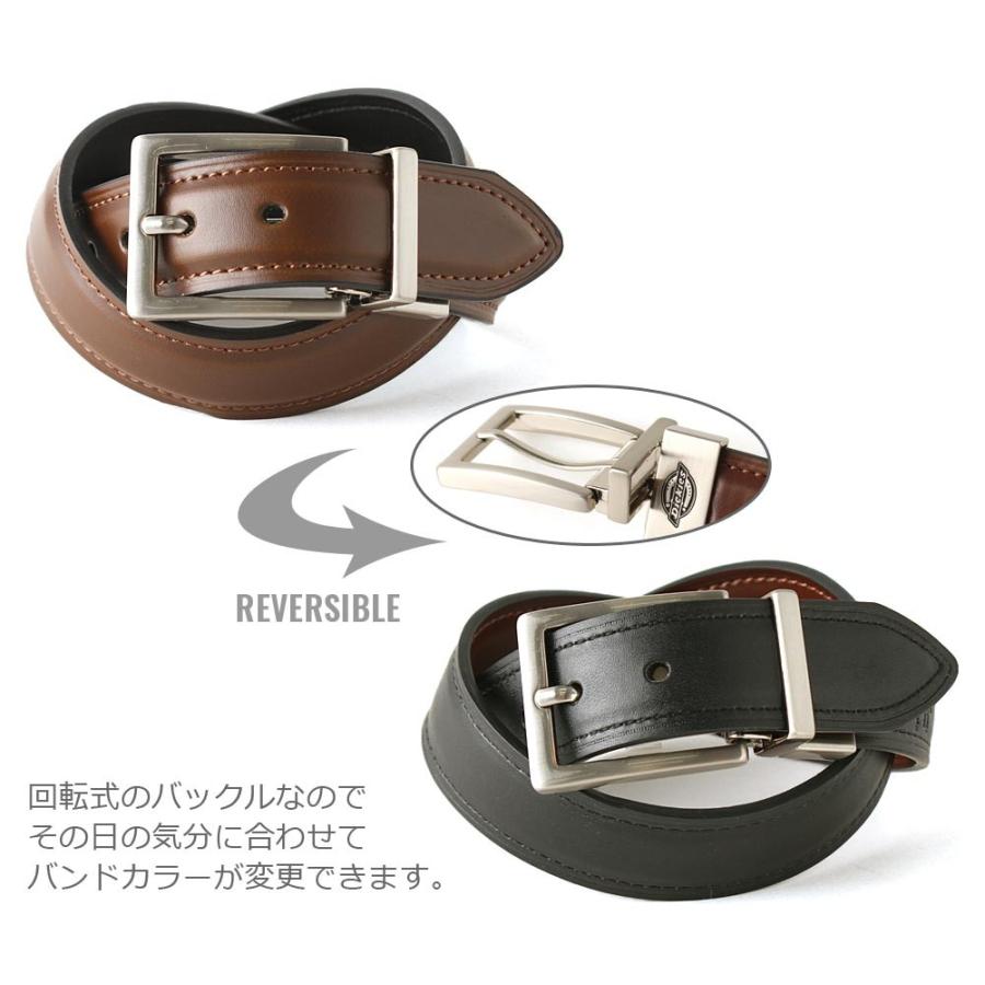 Dickies（ディッキーズ） キッズ ベルト リバーシブル 合皮 メンズ