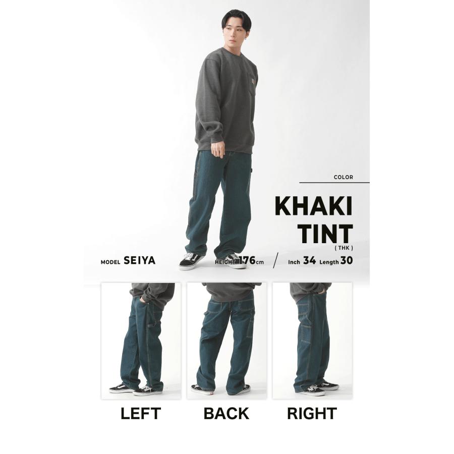 90s Dickies ダックペインター ワイドワークパンツ 33相当 墨黒 90's