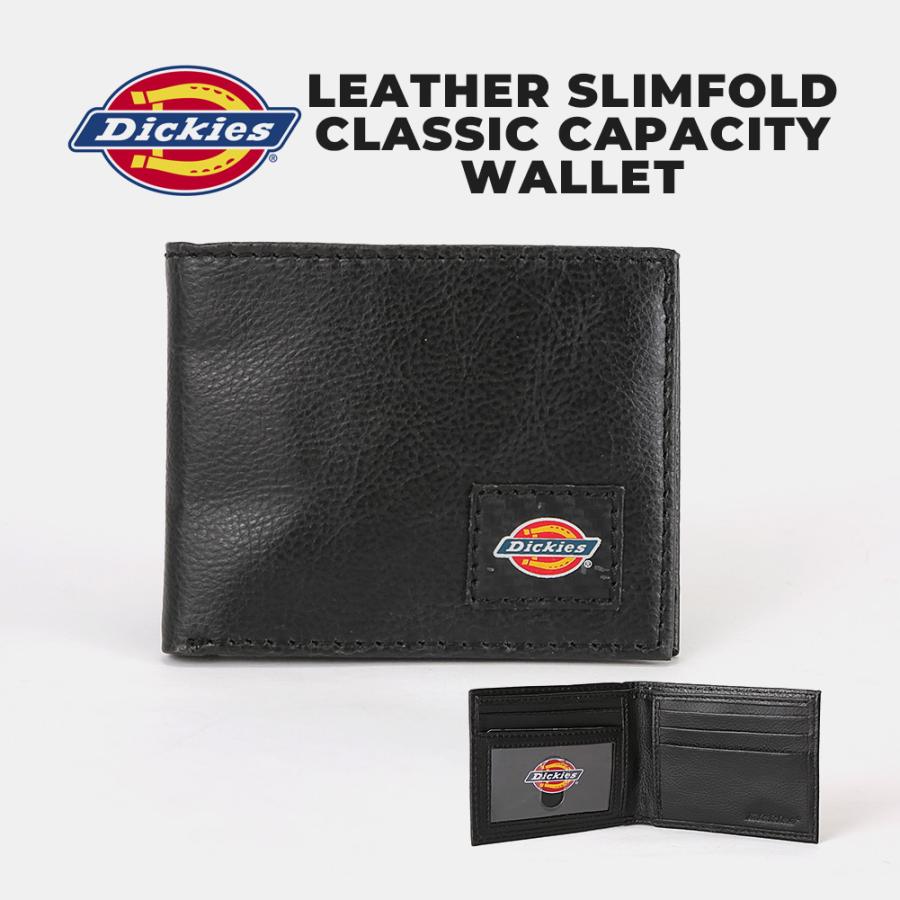 Dickies ディッキーズ 財布 メンズ 二つ折り 合皮 レザー 薄型
