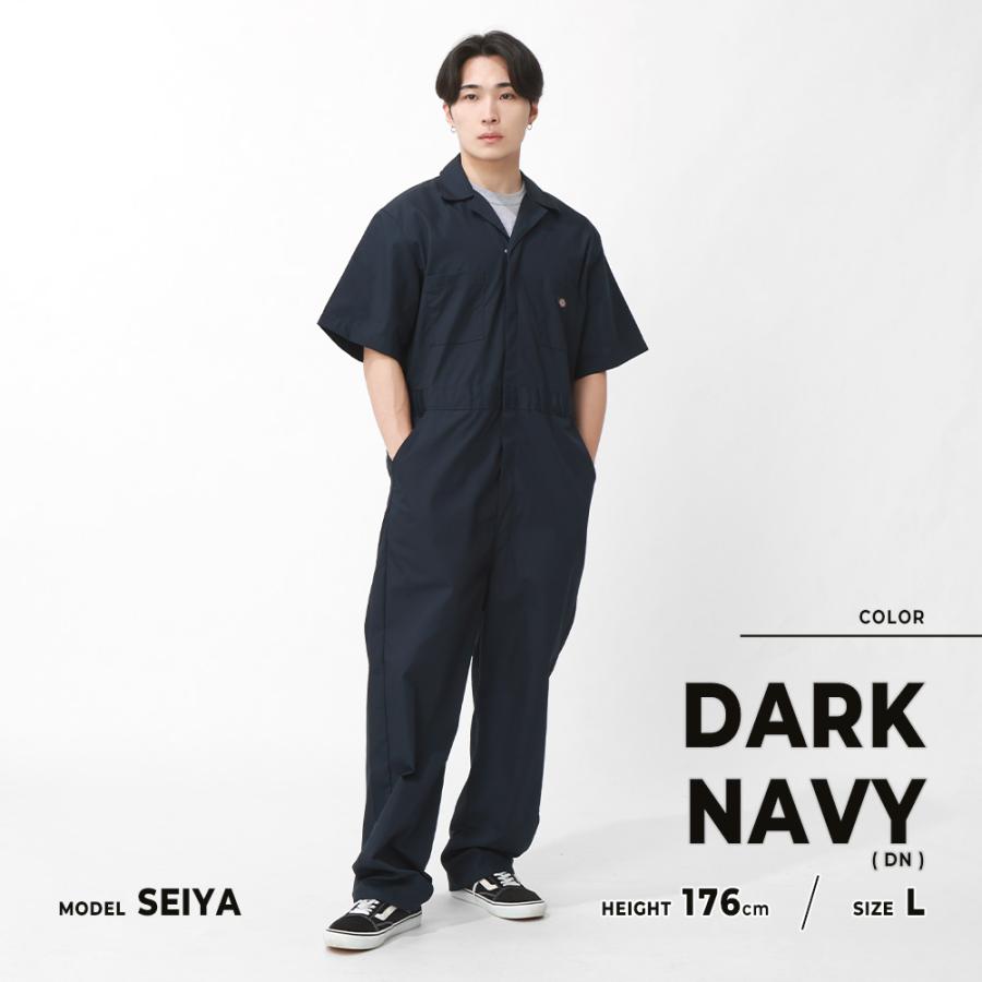 Dickies（ディッキーズ） つなぎ 半袖 カバーオール 作業着 作業服