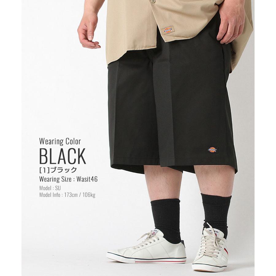 [ビッグサイズ] Dickies ディッキーズ ハーフパンツ 42283 メンズ 大きいサイズ ゆったり ライブ フェス 短パン ひざ下 ブランド USAモデル