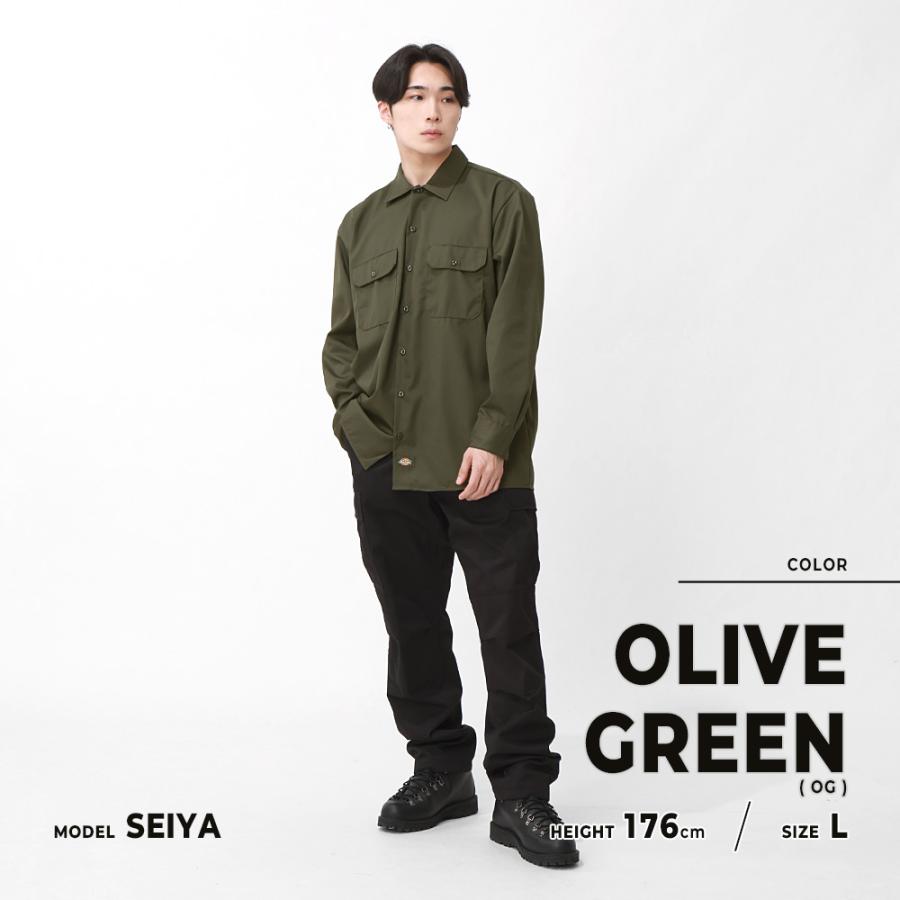 Dickies（ディッキーズ） ワークシャツ 長袖 メンズ シャツ 長袖シャツ