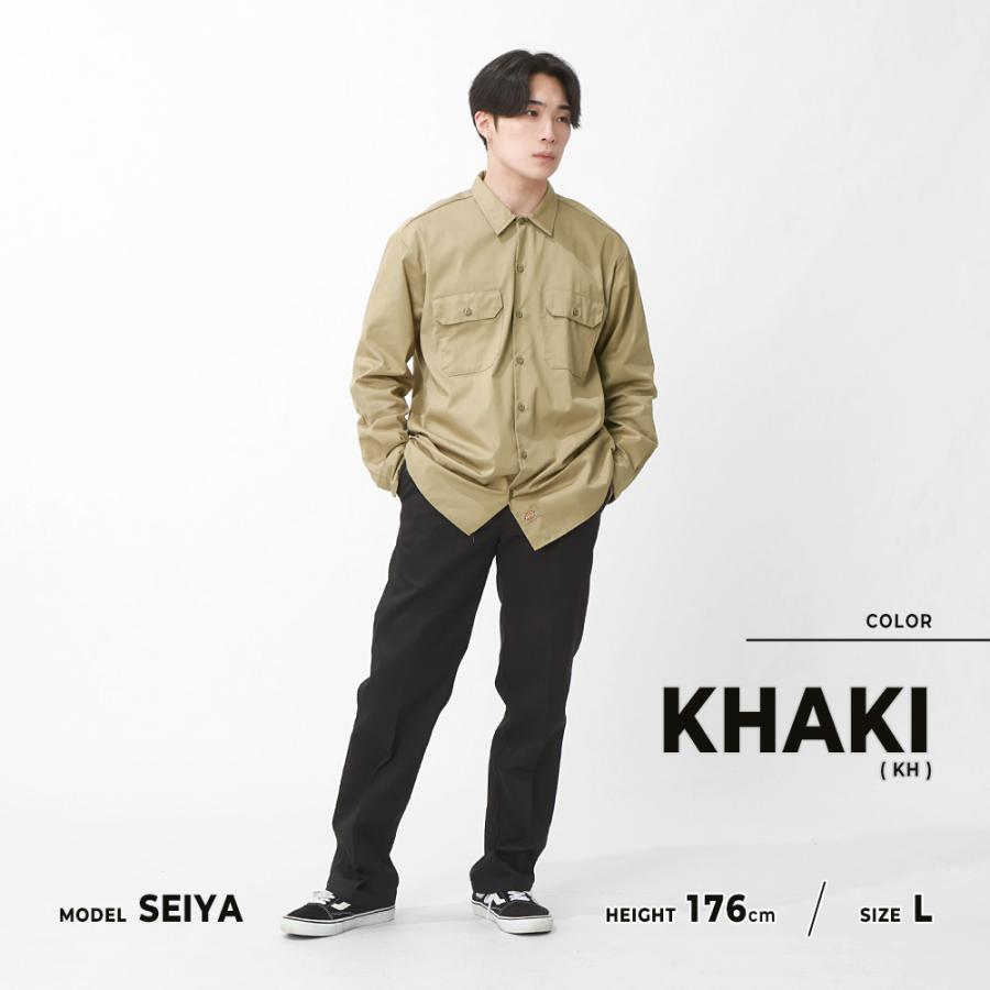 Dickies（ディッキーズ） ワークシャツ 長袖 メンズ シャツ 長袖シャツ