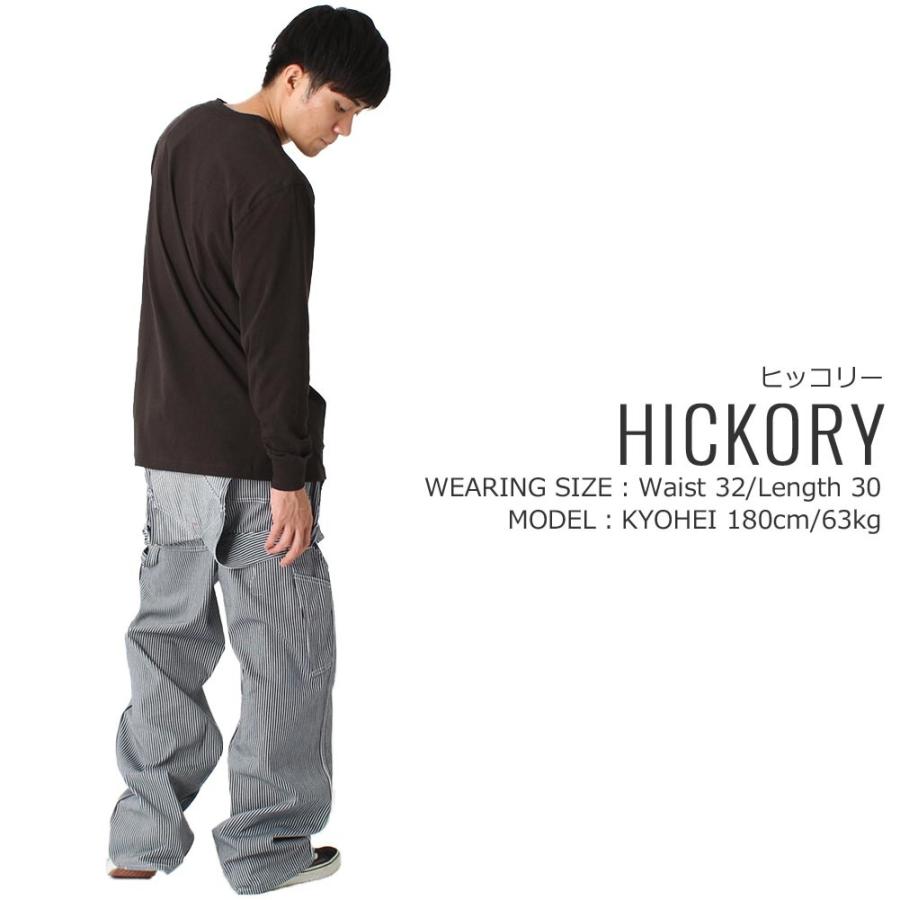 ディッキーズ オーバーオール ヒッコリーストライプ 83297 メンズ ウエスト 30〜44インチ USAモデル Dickies