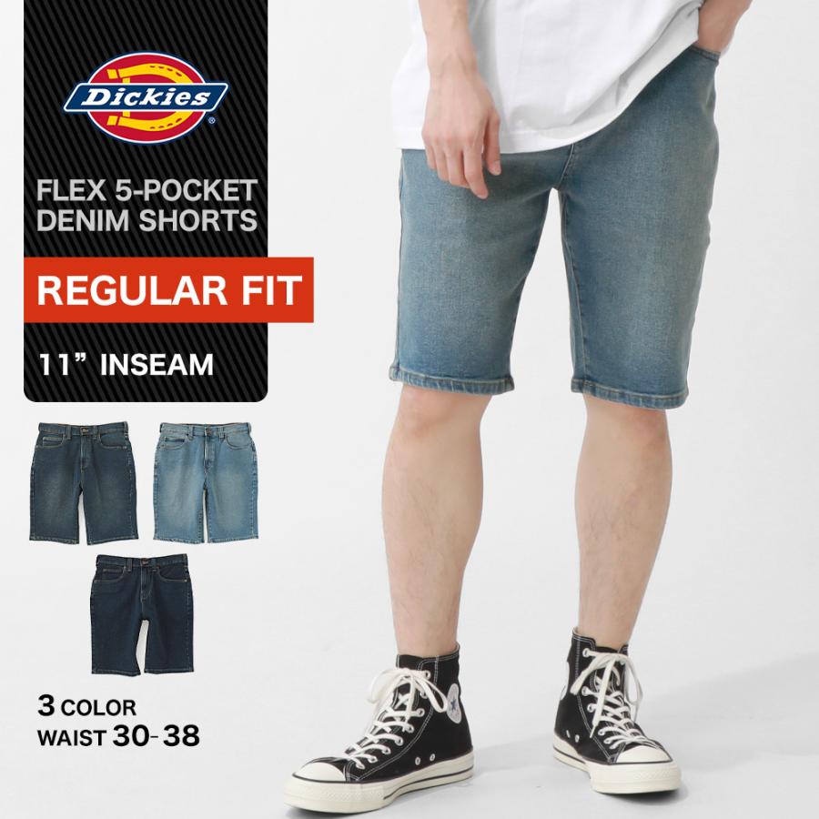always デニム ハーフパンツ Mサイズ Dickies（ディッキーズ） ハーフパンツ メンズ デニム ショートパンツ