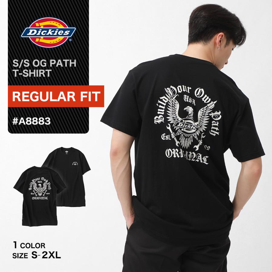 Dickies（ディッキーズ） 半袖 Tシャツ メンズ 大きいサイズ ブラック
