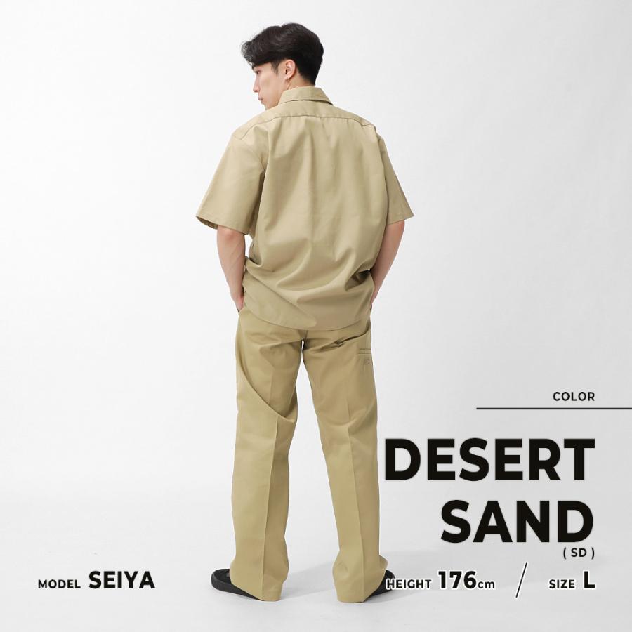 Dickies（ディッキーズ） ハーフジップ 半袖 シャツ メンズ 大きい