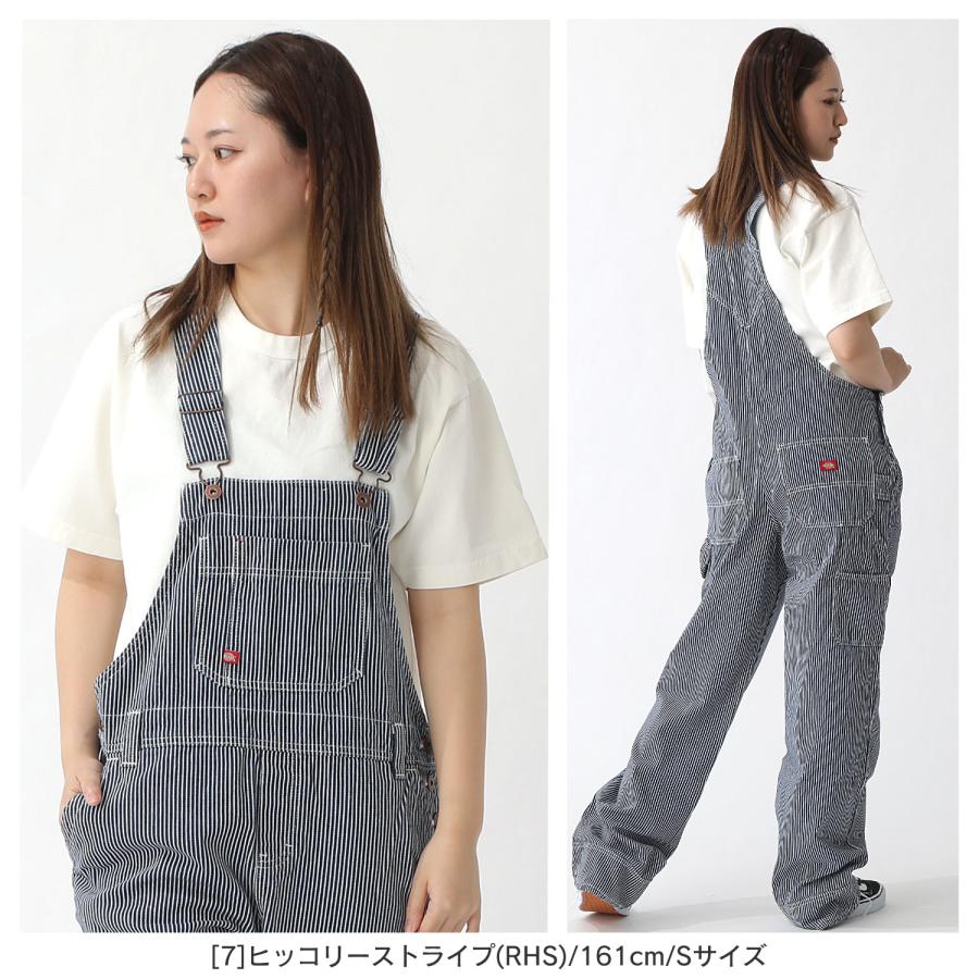 [レディース] ディッキーズ オーバーオール ヒッコリー ウォッシュデニム ダック FB206 USAモデル Dickies オールインワン【COP】｜f-box｜09