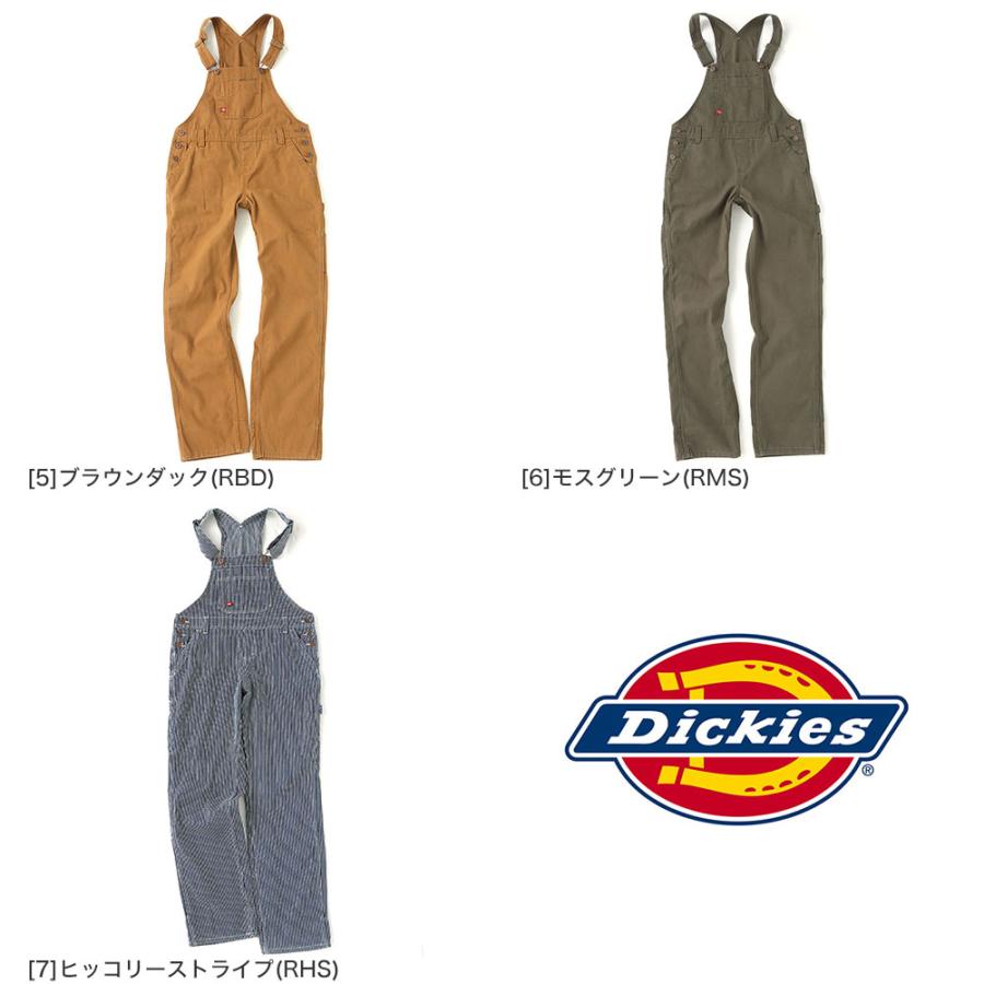 [レディース] ディッキーズ オーバーオール ヒッコリー ウォッシュデニム ダック FB206 USAモデル Dickies オールインワン【COP】｜f-box｜15