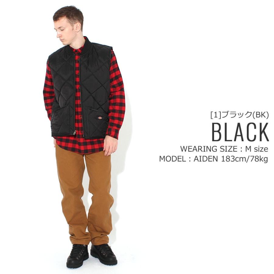 Dickies（ディッキーズ） キルティング ナイロンベスト TE242 メンズ