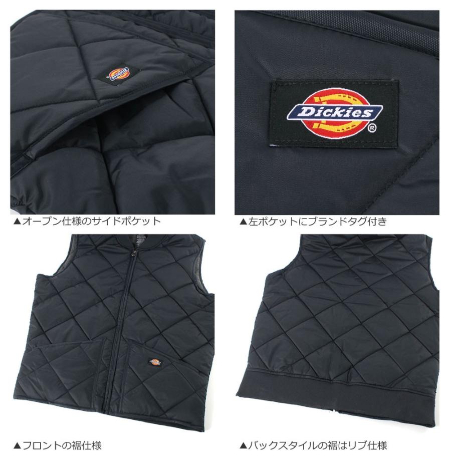 Dickies（ディッキーズ） キルティング ナイロンベスト TE242 メンズ