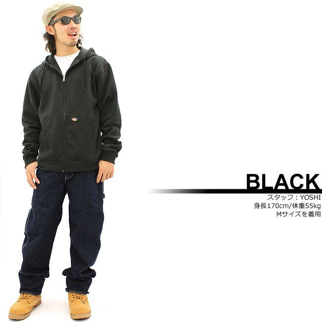 Dickiesジップアップパーカー裏地サーマル短丈フェードネイビー美品 CBOY ジップアップライトパーカー | メンズ | 1枚 | 00217-MLZ