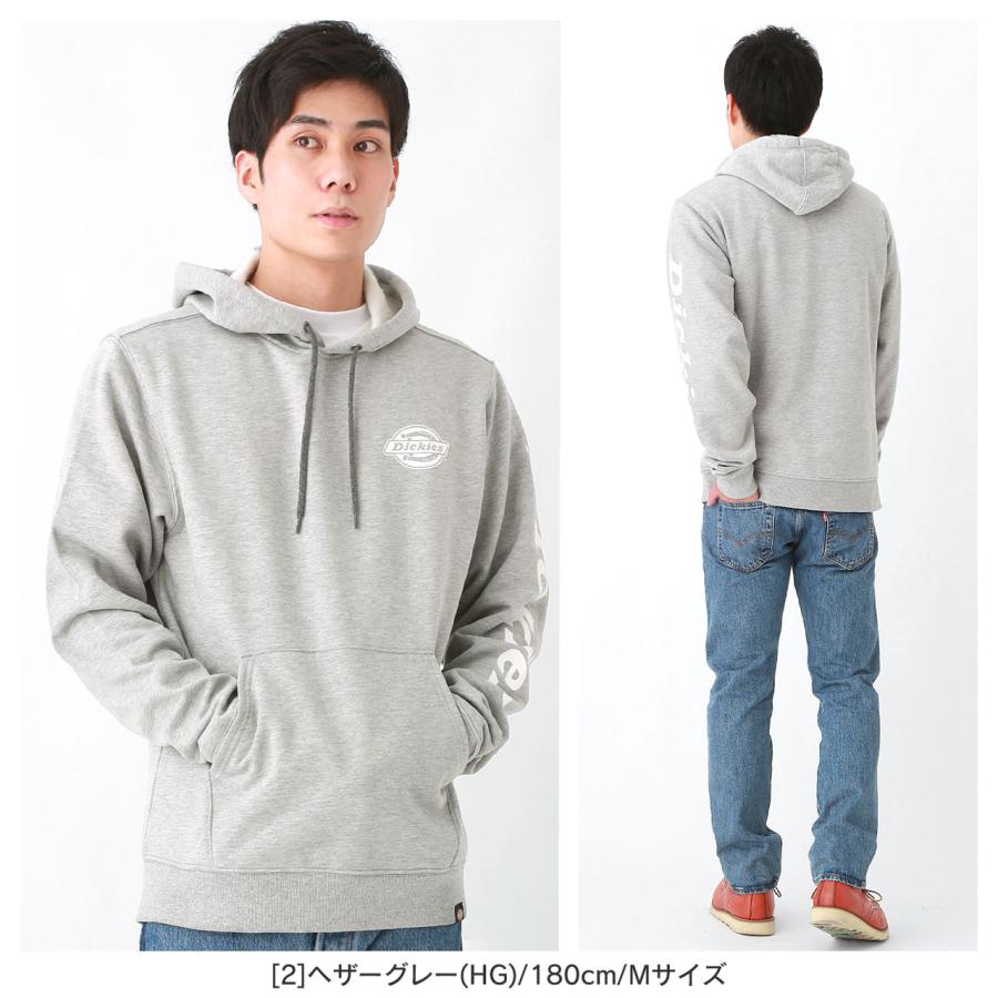 Dickies（ディッキーズ） パーカー プルオーバー メンズ 裏起毛 袖ロゴ