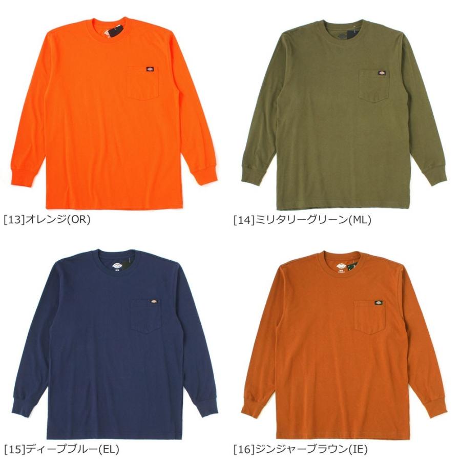 Dickies（ディッキーズ） ロンt メンズ ポケット付き 長袖 tシャツ