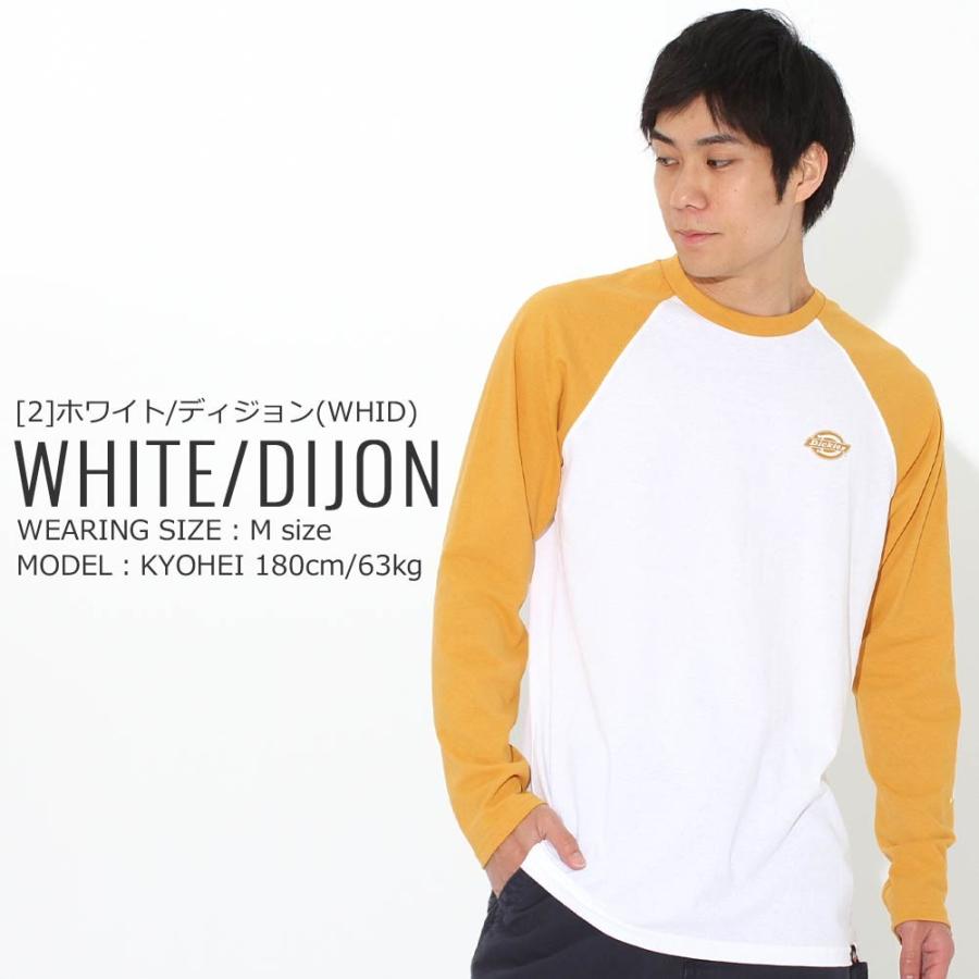 ディッキーズ Tシャツ 長袖 クルーネック ラグラン メンズ WL46D USAモデル Dickies ロンT 長袖Tシャツ【メール便可】｜f-box｜12