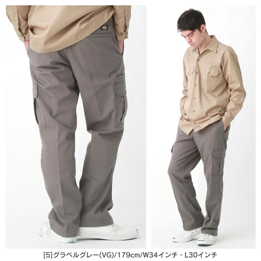 ディッキーズ Dickies カーゴパンツ メンズ ストレッチ ワイド wp595 USAモデル【COP】｜f-box｜06