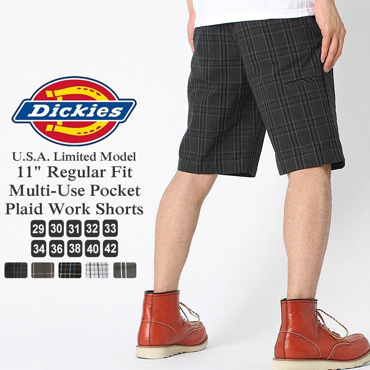 Dickies ディッキーズ ハーフパンツ メンズ チェック 柄 大きい Dickies ディッキーズ ハーフパンツ メンズ チェック 柄 大きい