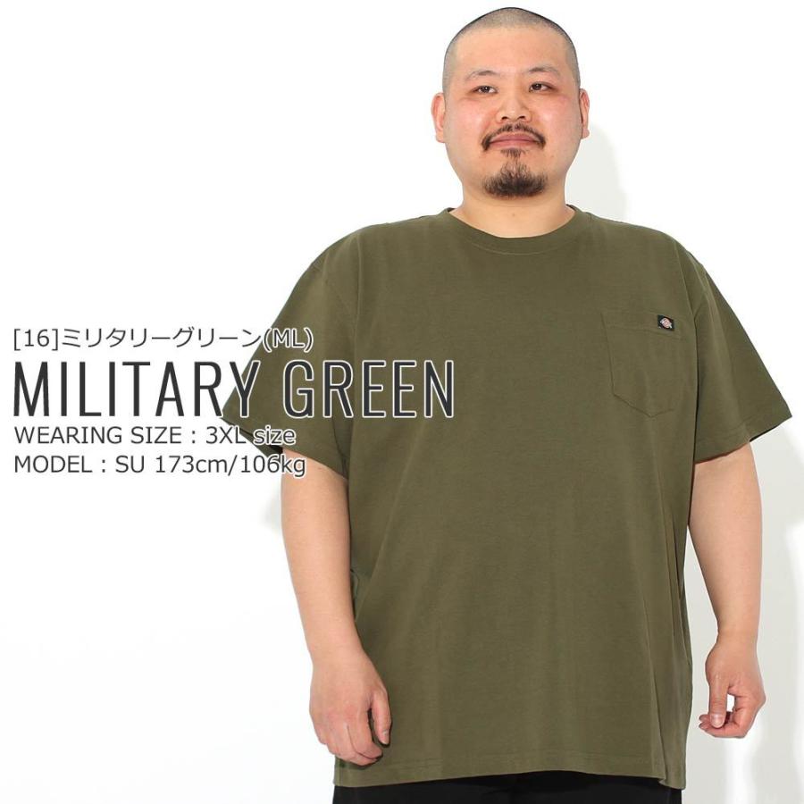 [ビッグサイズ] ディッキーズ Dickies Tシャツ メンズ 半袖 ヘビーウェイト ポケット ゆったり WS450 USAモデル｜f-box｜18