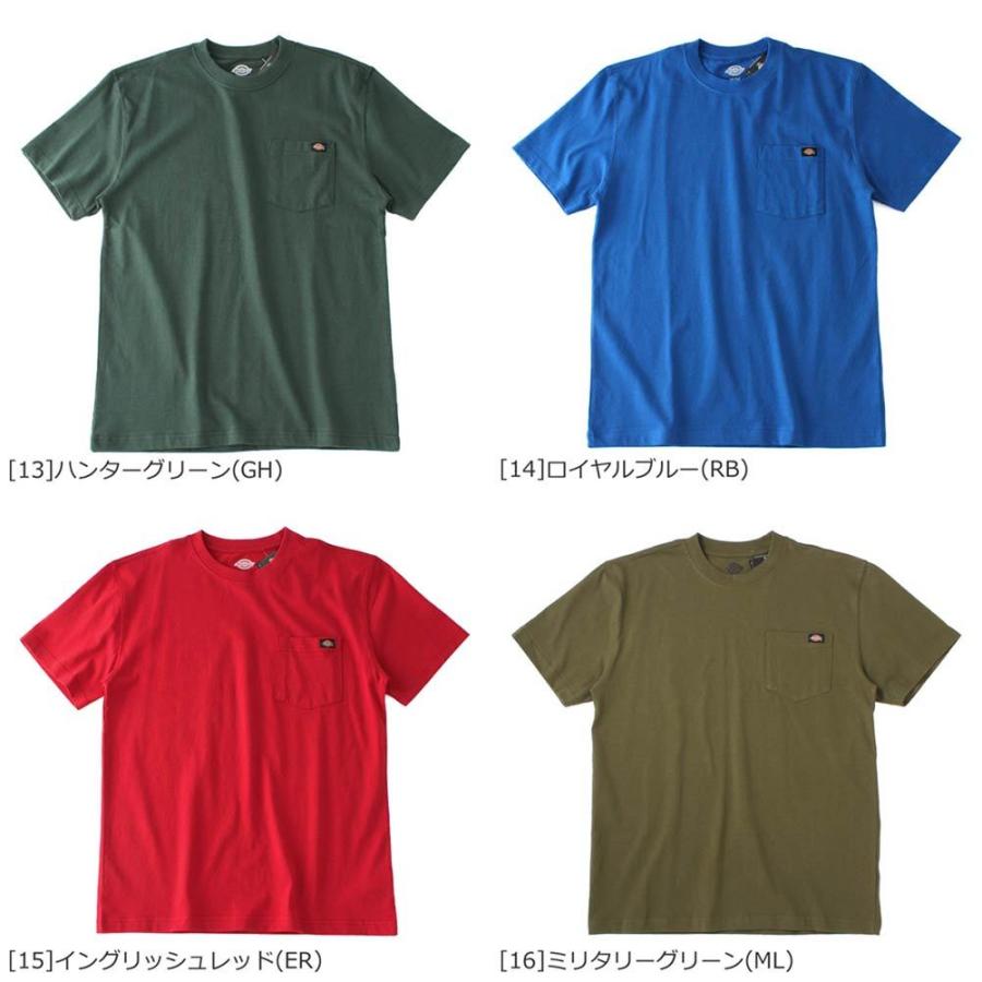 [ビッグサイズ] ディッキーズ Dickies Tシャツ メンズ 半袖 ヘビーウェイト ポケット ゆったり WS450 USAモデル｜f-box｜07