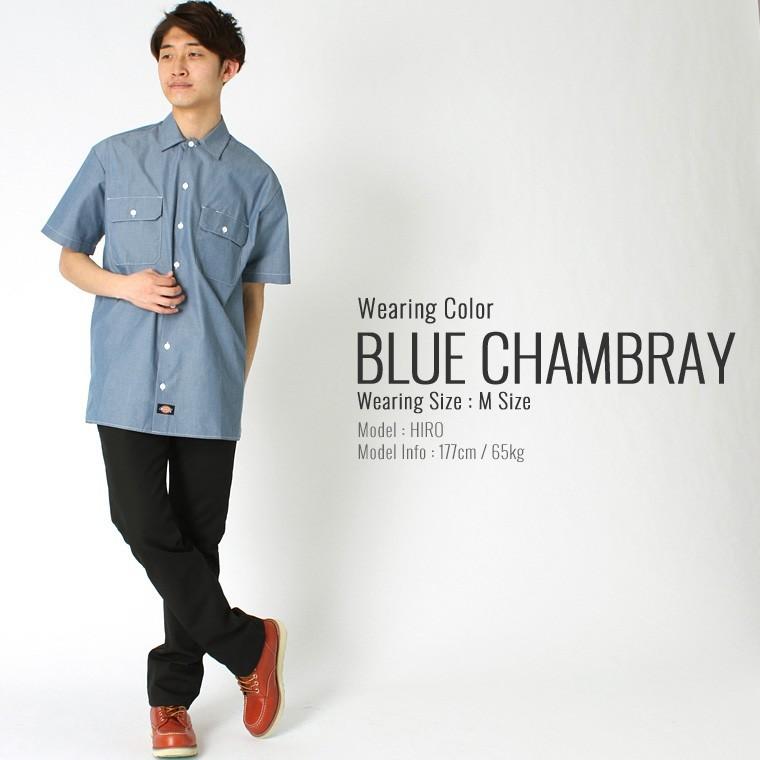 ディッキーズ Dickies ディッキーズ シャツ メンズ 半袖 シャンブレーシャツ メンズ 半袖 大きいサイズ メンズ シャツ アメカジ メンズ シャツ Dickies Ws509 Sale Freshbox 通販 Yahoo ショッピング