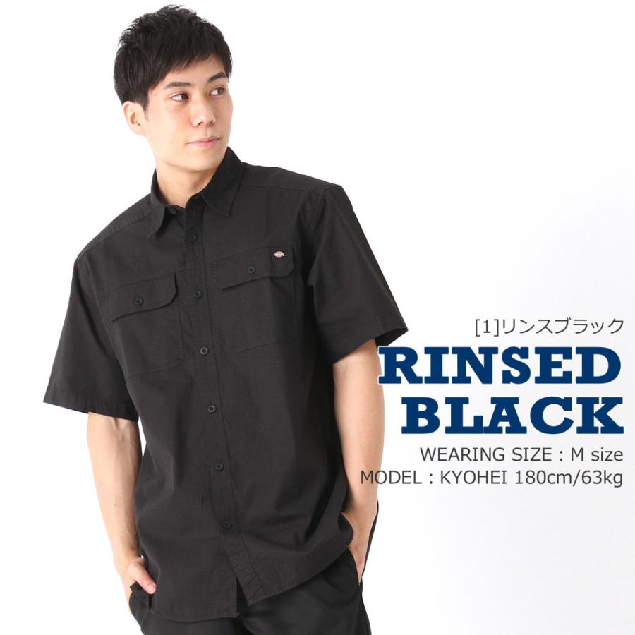 Dickies（ディッキーズ） シャツ 半袖 メンズ レギュラーカラー