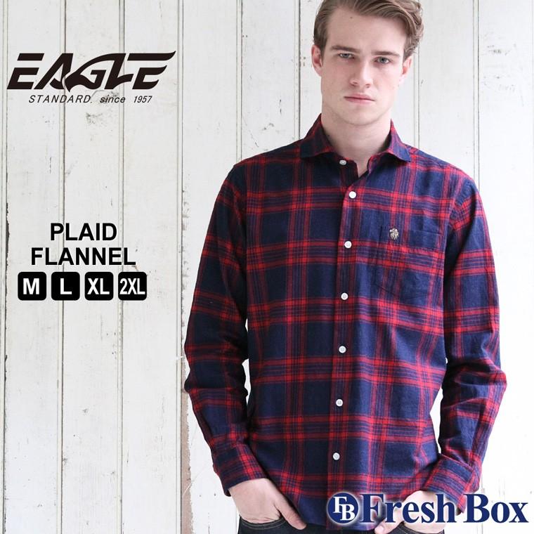 送料無料 ネルシャツ メンズ 厚手 チェックシャツ フランネルシャツ メンズ チェック フランネル シャツ 大きいサイズ ワイシャツ Eagle Standard Eagle Freshbox 通販 Yahoo ショッピング