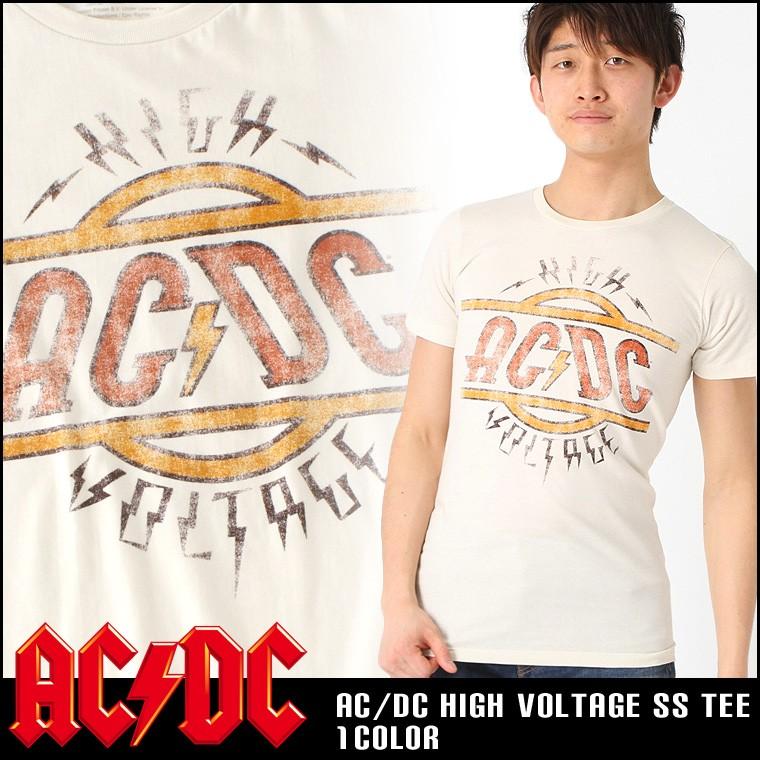 AC DC ロックTシャツ 半袖 メンズ プリント 大きいサイズ USAモデル 