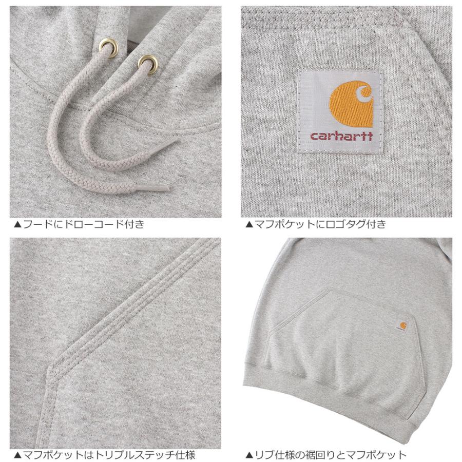 Carhartt カーハート パーカー メンズ 大きいサイズ ゆったり 大きめ スウェット プルオーバー 裏起毛 無地 ブランド USAモデル 爆買 | Carhartt | 10