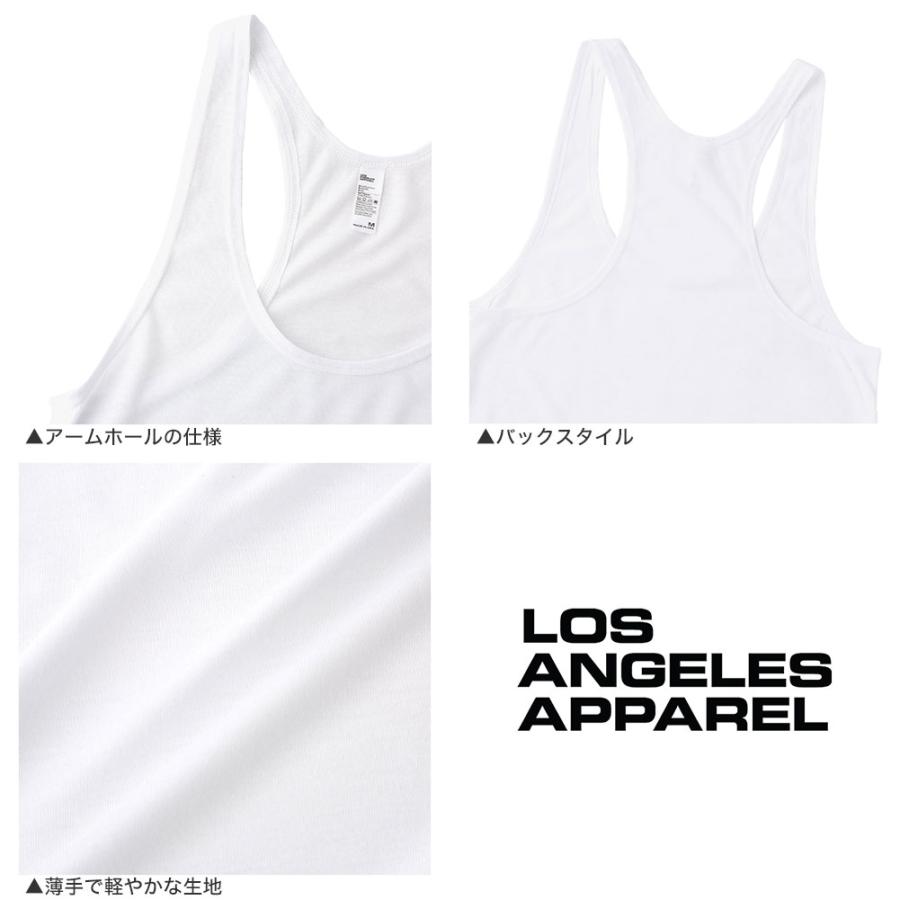 LOS ANGELES APPAREL（ロサンゼルスアパレル） [レディース] レディース タンクトップ 薄手 PT308 USAモデル ロス ...