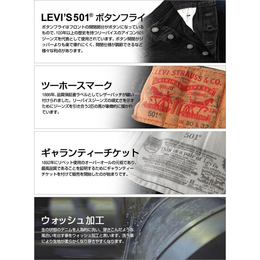 リーバイス 501 ボタンフライ ストレート USAモデル Levis ジーンズ デニム ラインパンツ Levis 501【COP】｜f-box｜08