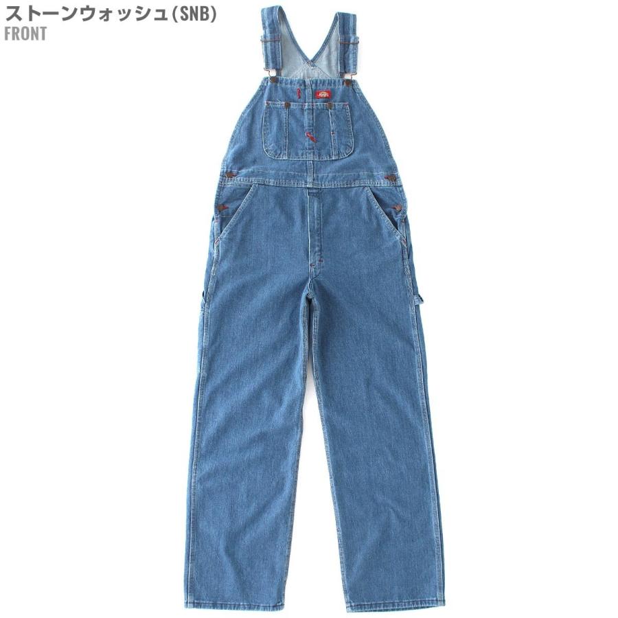 Dickies デニムオーバーオール/ヘビーオンス/古着/実寸W44L30 Dickies オーバーオール 44 × 30 デニム ブルー BIG SIZE | 古着