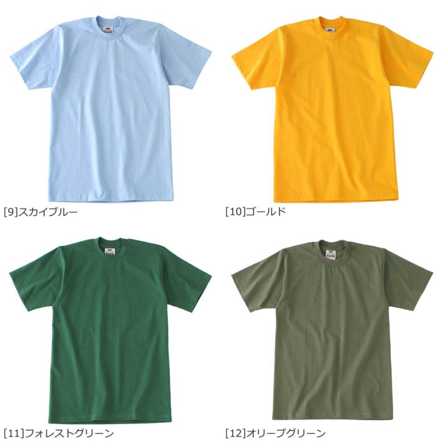 【送料無料】 プロクラブ Tシャツ 半袖 ヘビーウェイト 無地 メンズ 大きいサイズ 101 USAモデル PRO CLUB 半袖Tシャツ アメカジ【メール便可】【COP】｜f-box｜05