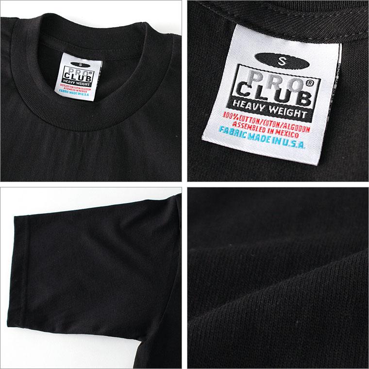 【送料無料】 プロクラブ Tシャツ 半袖 ヘビーウェイト 無地 メンズ 大きいサイズ 101 USAモデル PRO CLUB 半袖Tシャツ アメカジ【メール便可】【COP】｜f-box｜08