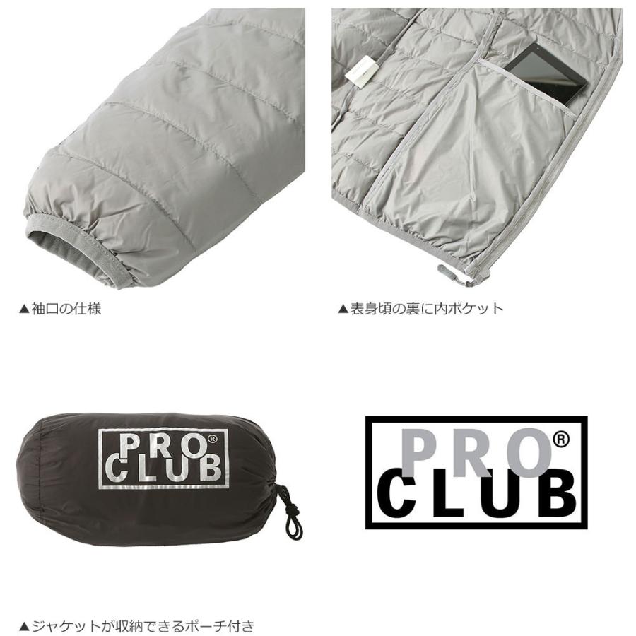 PRO CLUB プロクラブ ジャケット ダウンジャケット ライトダウン PRO CLUB プロクラブ ジャケット ダウンジャケット ライトダウン