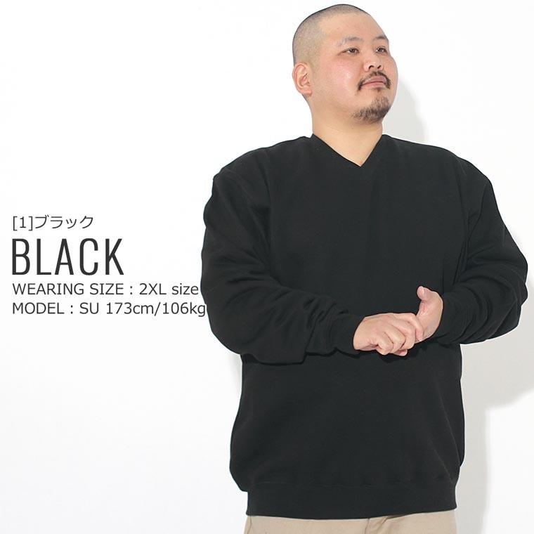 PRO CLUB（プロクラブ） [ビッグサイズ] トレーナー スウェット 長袖 V
