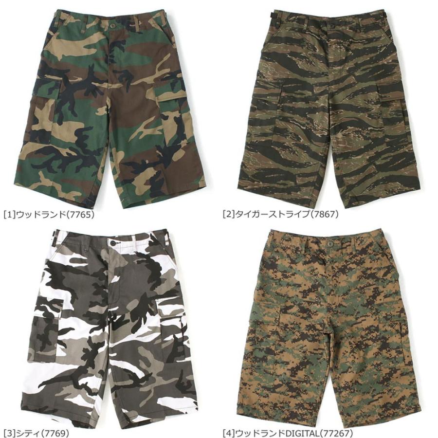 ROTHCO（ロスコ） ハーフパンツ カーゴ ロング BDU ミリタリー カーゴ