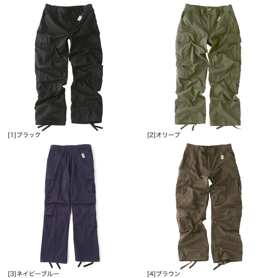 【6/4(火)再入荷】 ROTHCO ロスコ カーゴパンツ ヴィンテージ 大きめ ゆったり パラトルーパー ワイド メンズ 夏 無地 迷彩 ミリタリー カジュアル USAモデル｜f-box｜31