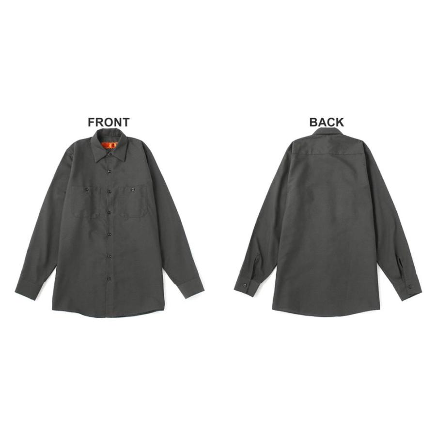 RED KAP レッドキャップ 長袖 シャツ メンズ 大きいサイズ sp14 ワークシャツ ゆったり 無地 ツイル ポケット ブランド アメカジ カジュアル USAモデル 爆買 | RED KAP | 10