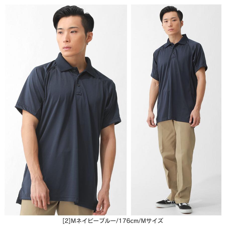 ROTHCO（ロスコ） ポロシャツ 半袖 メンズ S-XL ラグラン リブ襟 USA